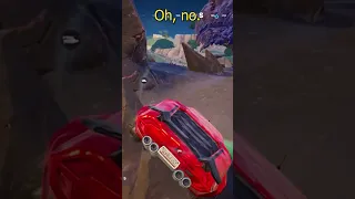 My proudest moment getting a car stuck on a rock  #funny #fortnite #cars