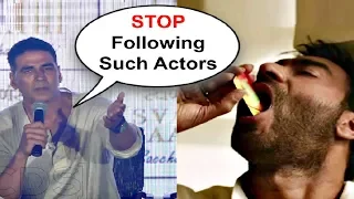 Akshay Kumar Slams Ajay Devgan And Sanjay Dutt For Endorsing Gutka