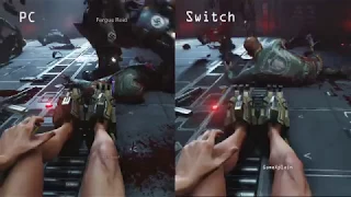 Wolfenstein 2 - Nintendo Switch vs PC (über settings)