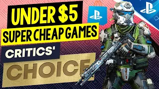 12 GREAT PSN Game Deals UNDER $5! PSN Critics' Choice Sale SUPER CHEAP PS4/PS5 Games to Buy!