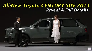 All-New 2024 Toyota CENTURY SUV (official) | Reveal & FULL DETAILS