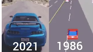 evolution of open world driving game 1986 to 2021