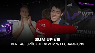 SUM UP #5 mit Nina Mittelham und Dang Qiu I Der Tagesrückblick vom WTT Champions