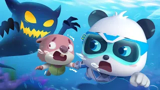 Super Rescue Team Ep 13 - Baby Panda Rescues Otter Repairman | BabyBus TV - Kids Cartoon