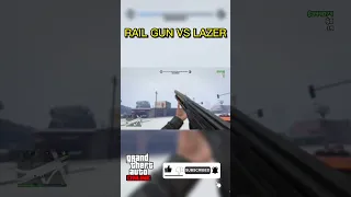 NEW Rail Gun Vs Lazer Gta 5 online #shorts #gta5