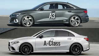 2021 Audi A3 Sedan vs Mercedes A-Class Sedan