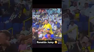 Ronaldo Jump 😳 #football #shorts