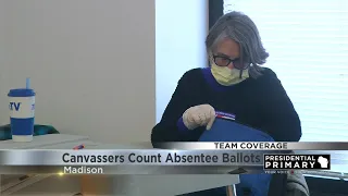 Canvassers Count Absentee Ballots