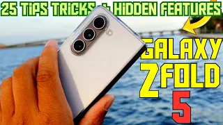 25 Tips and Tricks for the Samsung galaxy Z Fold 5 | Hidden Features!