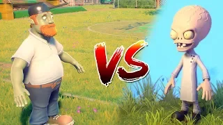 DAVE ZOMBIE VS DR. ZOMBOSS HUMANO | Plants Vs Zombies: Garden Warfare 2