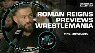 Roman Reigns FULL INTERVIEW: WrestleMania with The Rock & Cody Rhodes + GOAT talk