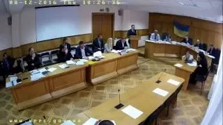 Відкрите засідання НКРЕКП 08-12-2016