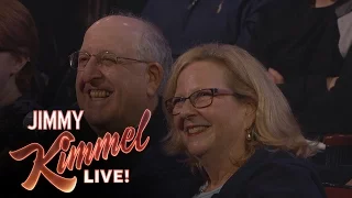 Behind the Scenes with Jimmy Kimmel & Audience (Most Positive Couple Ever)