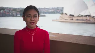 Australia Awards Scholar Sydney VoxPops 2022: Eugenia Camnahas from East Timor studying at the Un...
