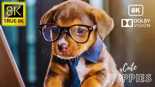 Cute Puppy 8K Videos Ultra HD 120 FPS | TRUE 8K - 8k UHD Videos