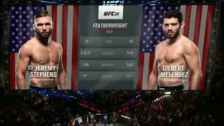 Jeremy Stephens vs Gilbert Melendez