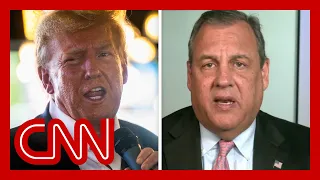 See Christie's reaction after Trump cancels his own promoted event