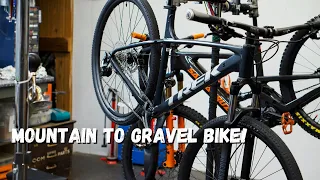TURNING A TREK MARLIN INTO A GRAVEL BIKE | CANT BUY IT BUILD IT