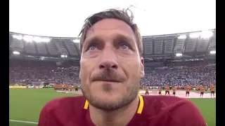 Totti Addio alla Roma: Lettera commovente, discorso e saluto finale, tifosi in lacrime [28/5/2017]