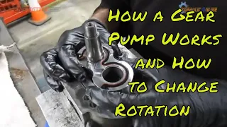 How a Hydraulic Gear Pump Works and How to do a Rotation Change