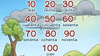 Learn to count by tens: "Gotas de diez en diez" - Calico Spanish Songs for Kids