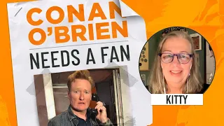 Conan Workshops His Obituary With A Fan | Conan O’Brien Needs a Fan