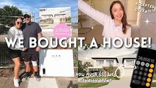 WE BOUGHT A HOUSE!! | accepted offer, settlement + how much $$ we spent (ep.2) 🏠