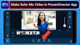 How to Make Slow Motion Video in  PowerDirector App || Slowmo Tutorial for Powerdirector app