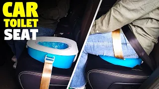 Say Goodbye to Bathroom Stops with the Portable Car Toilet