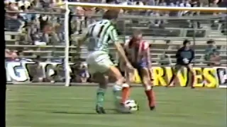 1984/85.- Atlético Madrid 3 Vs. Real Betis 1 (Copa de la Liga - Cuartos (Ida))