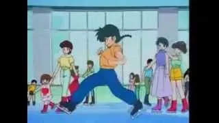 ranma 1/2 aprendiendo a patinar(cap 19)