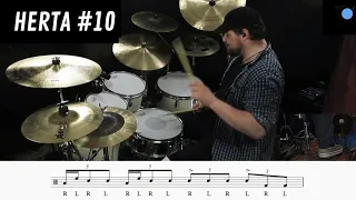 Herta #10 (Drum Fill Lesson) triplet drum fill