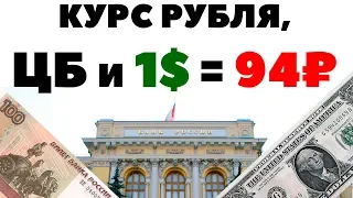 🔥 1$=94₽ 🔥 Что будет с рублем в ноябре 2019? Прогноз по курсу рубля на ноябрь