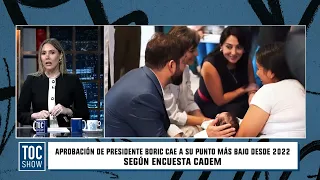 CADEM: Aprobación de Boric en su punto más bajo