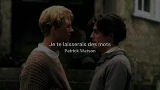 Je te laisserais des mots - Patrick Watson (slowed + reverb) // edit audio