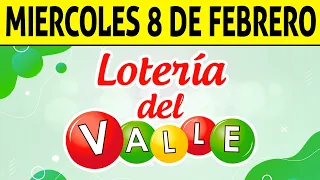 Resultados Lotería del VALLE del Miércoles 8 de Febrero de 2023 | PREMIO MAYOR 😱💰🚨