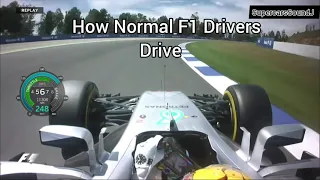 How Normal F1 Drivers Drive vs How Nikita Mazepin Drives (Spin)