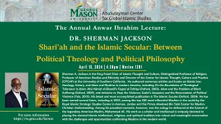 The Anwar Ibrahim Lecture Series | Dr. Sherman Jackson