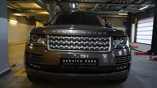 Замена масла двигателя Range Rover