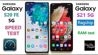 Samsung Galaxy S20 FE 5G vs S21 5G - Speed Test + RAM management