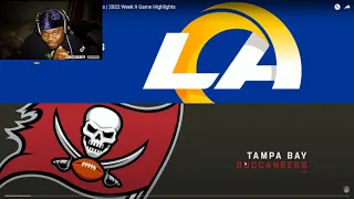 JuJuReacts to Los Angeles Rams vs. Tampa Bay Buccaneers | 2022 Week 9 Game Highlights