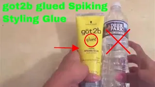 ✅  How To Use got2b glued Spiking Styling Glue Review