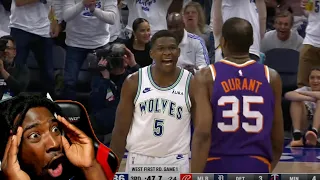 KD vs ANT "Minnesota Timberwolves vs Phoenix Suns Game 1 Full Highlights | 2024 WCR1" REACTION!