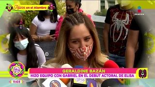 A Geraldine Bazán no le afecta que sus hijas convivan con Irina Baeva | Sale el Sol