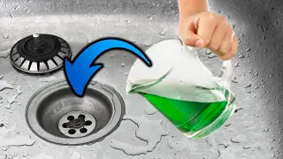 This Unclogs the Drain Better than a Plumber.  Banish Clogs & Odors - Easy Drain Fix