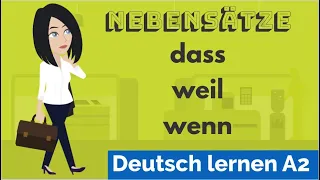 Deutsch lernen mit Dialogen / Lektion 55 / Nebensätze mit "dass", "weil", "wenn" / Arbeit und Beruf