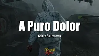 A Puro Dolor - Gabito Ballesteros (Letra/Lyrics)