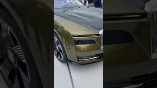 The 1st Electric Rolls Royce Spectre  ⚡️🚗 #rollsroycespectre #luxurycars #shorts