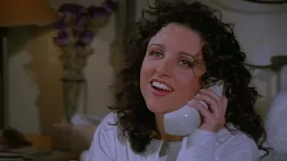 Elaine finds out Jerry has money (gold digger Elaine) - Seinfeld