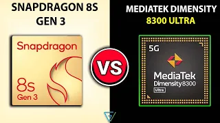 🔥 Snapdragon 8S Gen 3 Vs Dimensity 8300 Ultra | Better? | ⚡ Snapdragon 8S Gen 3 Vs Mediatek 8300U